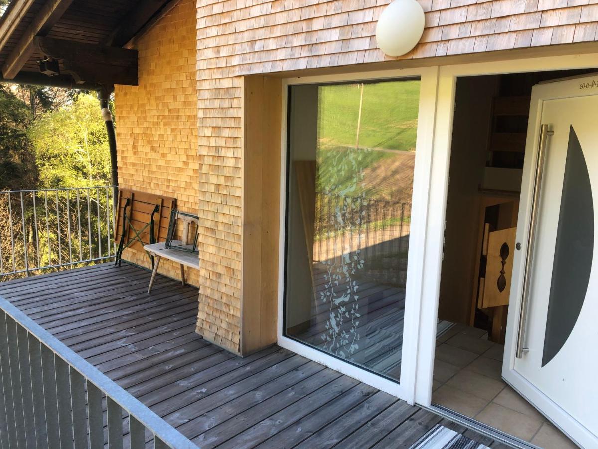 Ferienhaus Am Waldrand Von Egg Bregenzer Wald Bagian luar foto