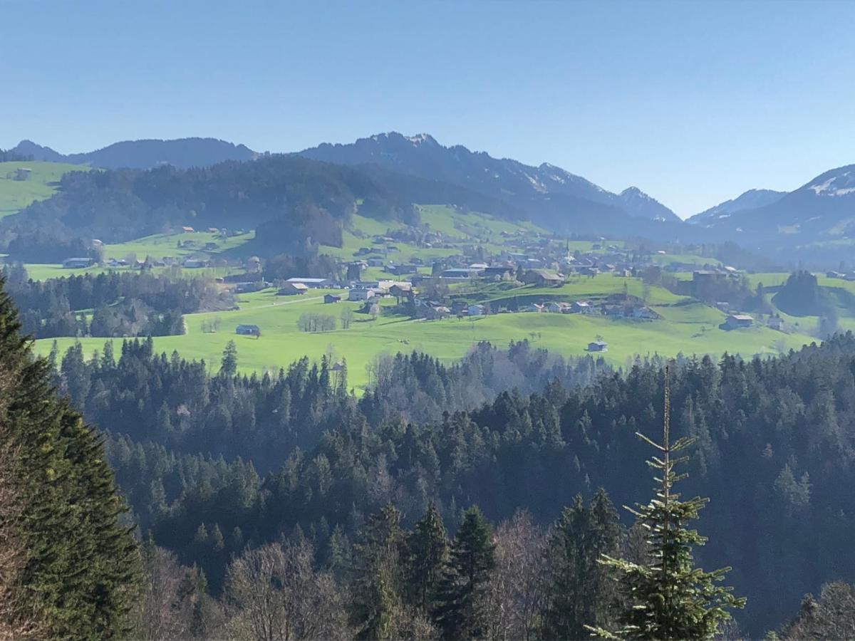Ferienhaus Am Waldrand Von Egg Bregenzer Wald Bagian luar foto