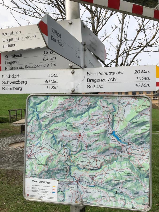 Ferienhaus Am Waldrand Von Egg Bregenzer Wald Bagian luar foto